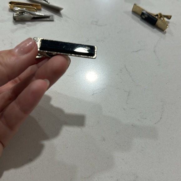 🥁final price🥁 Set of vintage tie clips - Picture 4 of 7